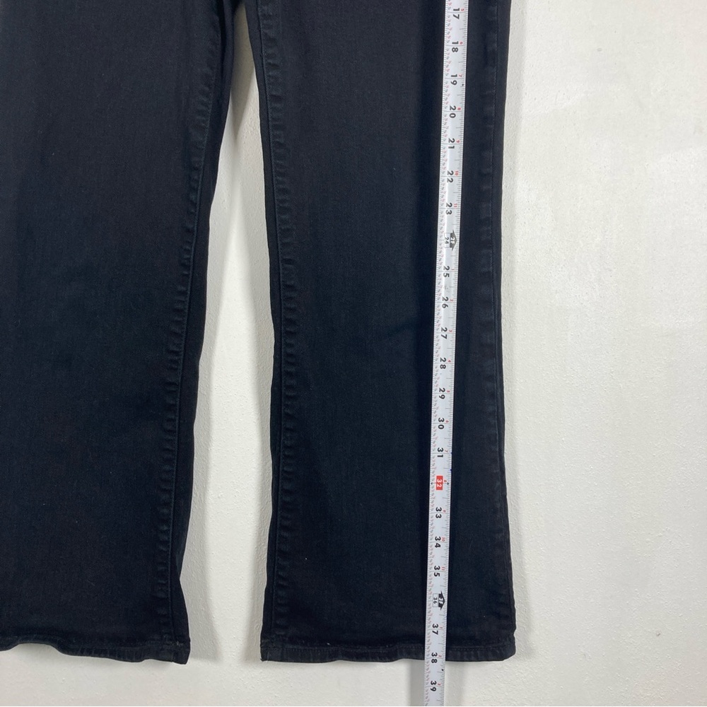 ROLLAS Dusters Bootcut Crop High Rise Jeans Minimalist Feminine Black Size 31 - Picture 3 of 15